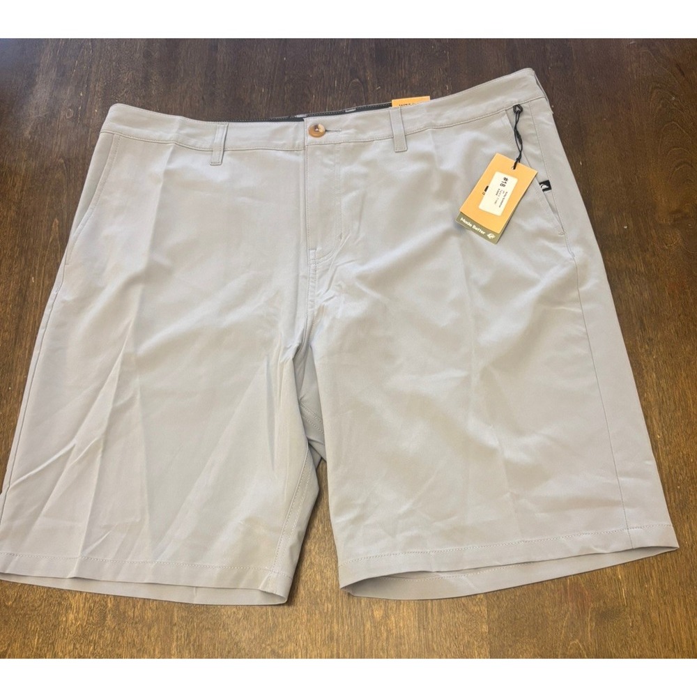 Quiksilver Union Quarry Gray Amphibian Shorts Men's Stretch Board Shorts 38x20